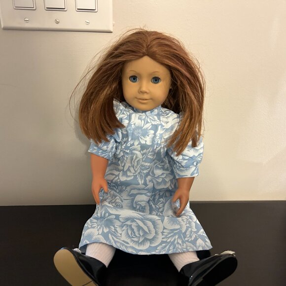 American Girl Other - PLEASANT COMPANY American Girl 18" Doll with Homemade Dress